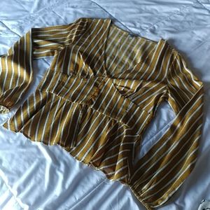 Charlotte Russe Button Up Top